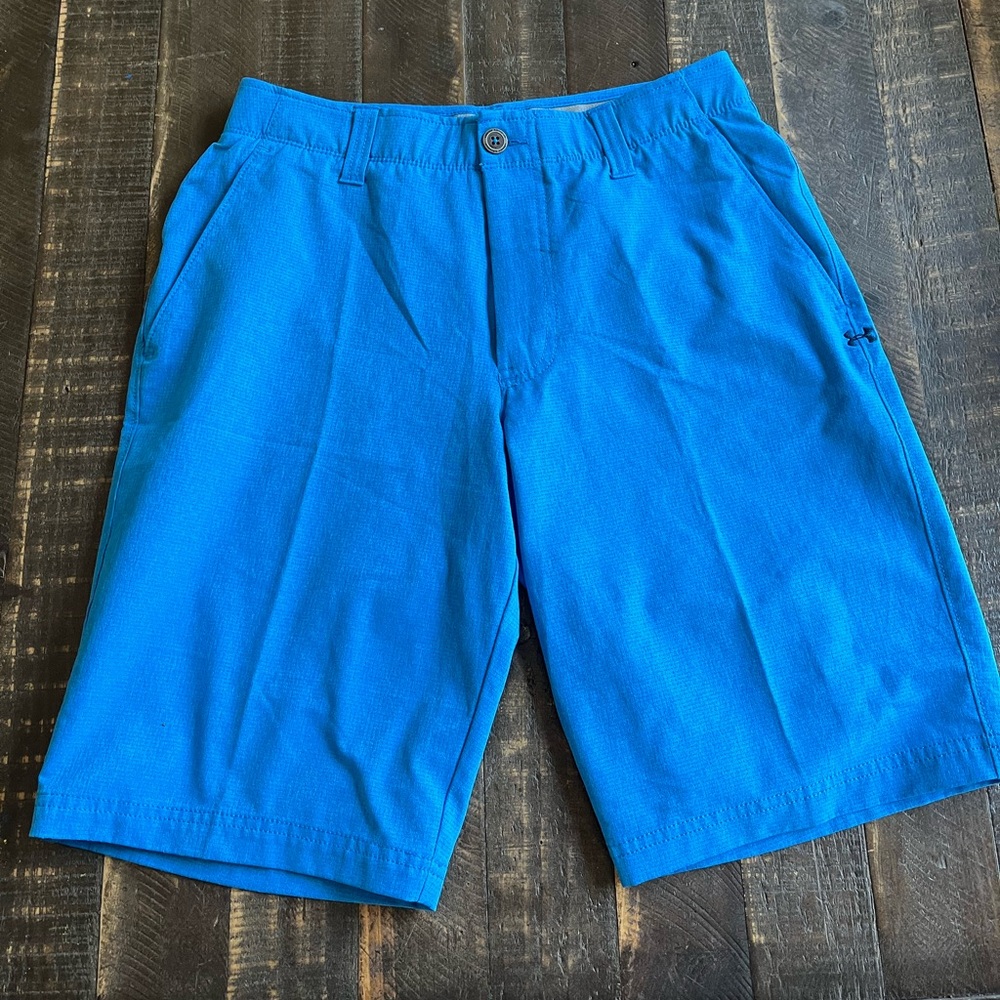 Under Armour Men's Bright Blue Flat Front Performance Shorts